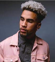 A perfect hairstyle for men with straight hair. Dyed Black Boys With White Hair Novocom Top