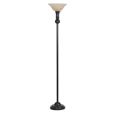 Maybe you would like to learn more about one of these? 72 3 Way Metal Uplight Floor Lamp With Frosted Amber Glass Shade Black Cresswell Lighting Target