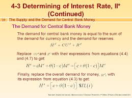 However, the total quantity of money depends on how often each dollar is used in transactions. Chapter 4 Financial Markets 4 1 The Demand For