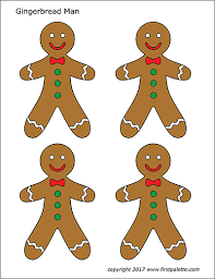 Dogs love to chew on bones, run and fetch balls, and find more time to play! Gingerbread Man Free Printable Templates Coloring Pages Firstpalette Com