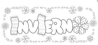 Dibujo Invierno Para Colorear