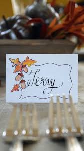 Learn how to draw with realistic w. 40 Easy Diy Thanksgiving Place Cards Cute Ideas For Thanksgiving Name Cards
