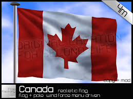 What does the flag of canada look like? Second Life Marketplace Canada Flag Canadian Flags 4m High Copy Modif