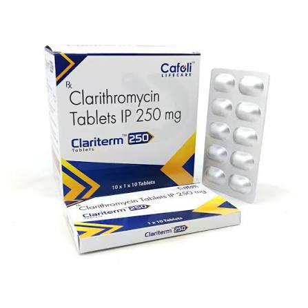 Clariterm 250 Tablet | Clarithromycin 250mg Tablet