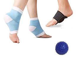 Plantar Fasciitis Heel Arch Support Kit Massage Ball Compression Socks For Women And Men Aweso Massage Ball Compression Socks Plantar Plantar Fasciitis