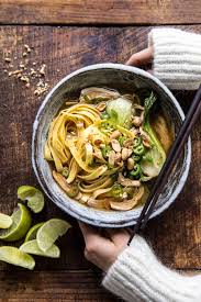 Ginger Peanut Chicken Noodle Soup Half Baked Harvest Recipe Peanut Chicken Harvest Recipes Stew Recipes