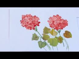 Desenhos realizada para um tempo muito curto, como a onda das ruínas. Pintura Em Tela Iniciantes Aula 6 Como Pintar Geraneos Youtube
