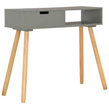 C'est une console étroite, parfaite pour les petits espaces comme l'entrée. Magnifique Table Console Style Industriel Table D Appoint Scandinave Gris 80x30x72 Cm Pin Massif Achat Vente Console Extensible Magnifique Table Console Cdiscount