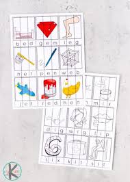 Consonant, vowel and consonant words are an introduction to students learning the different . Free Printable Cvc Word Puzzles Activity For Kindergarten