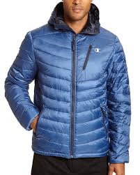 Champion Ch2023ppb Mens Big Packable Performance Jacket With Reactive Fill