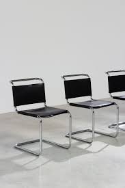 Ce fauteuil papillon en cuir classique dispose d'un d. Marcel Breuer B33 Gavina Set Of Four Bauhaus Chairs Furniture Love