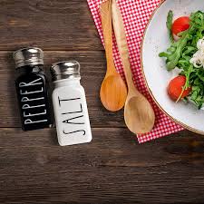 #kitchen interior #modern kitchen #kitchen cabinets #wooden kitchen flooring #sleeker kitchen look #kitchen #sufficient storageinterior #interiors #interior design #home #home decor #home decoration #home decorating #house #flat #cozy #luxury #luxurious #interior #interiors #interior design ideas. Buy Farmhouse Salt And Pepper Shakers Set By Brighter Barns Cute Modern Farmhouse Kitchen Decor For Home Restaurants Wedding Gorgeous Vintage Glass Black White Shaker Sets With Stainless Steel Lids