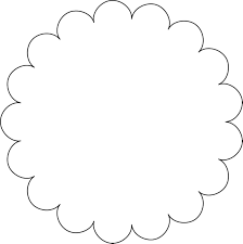 Rug Clipart Black And White Png Scallop Frame Clip Art Clipart Panda Free Clipart Images Penny Rug Patterns Penny Rug Felt Candle Mats