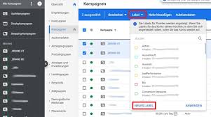 Set a monthly budget cap, and never go over it. Labels In Google Ads Nutzen Projecter