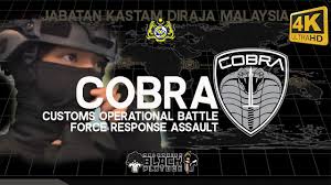 Jabatan kastam diraja malaysia), abbreviated rmc or jkdm, is the malaysian government agency responsible for administrating the nation's indirect tax policy, border enforcement and narcotic offences. Pasukan Khas Jabatan Kastam Diraja Malaysia Cobra Custom Jkdm Youtube