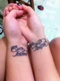 This is a common first tattoo for women because it is usually a really cute and small feature to test the ink waters so to speak. Bracelet Tattoo For Women With Name Tattoo Design