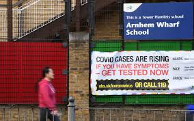 Pentagon lockdown police are looking at a scene and items are seen on the ground near a metrobus outside the pentagon metro area, tuesday, aug. England Imposes Six Week Lockdown Closing Schools As Covid Cases Surge The Times Of Israel