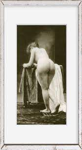 1800s woman's fashionable nude photograph stylish vintage 8x10 black &  white c4i : Amazon.ca: Home