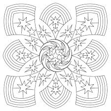 These beautiful creatures set the mind on fantasy and dreaming. Lucky Star 003 Cross Coloring Page Needlework Patterns Mandala Coloring Pages