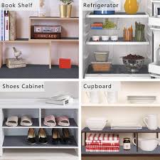 The shelf liners can be useful if you don't want any marks on your furniture. Dark Gray Pantry Shelves Bathroom Washable Refrigerator Liners With Waterproof Durable Fridge Liner Drawer Mat For Cupboard Shelf Liner Non Adhesive Kitchen Cabinet Liners 17 5 X 78 7 Inches Cooking Dining Kitchen