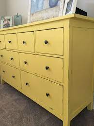 Refurbished Ikea Hemnes Dresser Totes Doing This For A Pop Of Sunshine In The Nursery Ikea Dresser Makeover Ikea Hemnes Dresser Ikea Hemnes