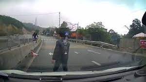 Baby Crawling Across Major Road In Vietnam Lucky Not To Be Hit By Cars Youtube