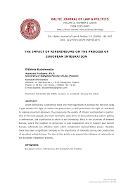 Le trait de lisbonne se borne modifier les traits existants, do le nom de trait modificatif ou rformateur. Pdf The Impact Of Referendums On The Process Of European Integration