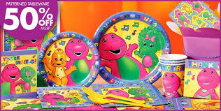 Partycity Barney Theme Supplies Barney Party Barney Birthday Party Barney Birthday