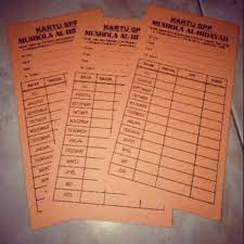 Kartu prestasi tpa beserta hafalan. Cetak Kartu Iuran Spp Kartu Hadir Pembayaran Tabungan Sampul Dll Custom Shopee Indonesia