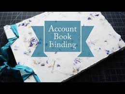 1 Account Book Binding Youtube Book Binding Japanese Stab Binding Handmade Books