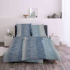 Ronja steht für beste qualität zu besonders günstigen. Estella Jersey Bettwasche Querstreifen Blau Blau 135x200 Cm Galeria Karstadt Kaufhof
