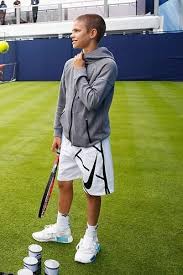 Romeo beckham is said to have all the necessary qualities to get to the top of the tennis world. Romeo Beckham Playing Tennis In London June 12 2016 Star Style Kids Beckham