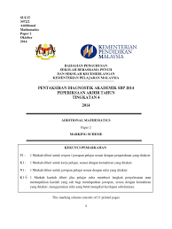 Sekolah menengah kebangsaan tun haji abdul malek cheng, melaka peperiksaan akhir tahun 2013 matematik tingkatan 4 kertas 2 2 jam dua jam tiga puluh mint jangan buka kertas soalan ini sehingga deberitahu 1. 3472 2 Mt Pat F4 2014 Skema
