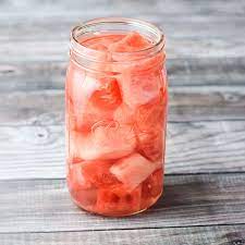 Watermelon Infused Vodka Homemade Deliciousness Dishes Delish