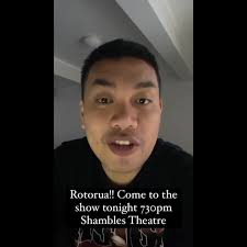 James Roque is performing...