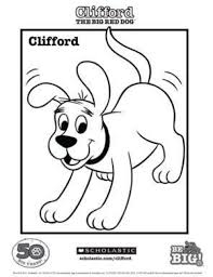 Clifford giant and its small dog friends from clifford . Clifford Coloring Pages To Print Coloring Walls