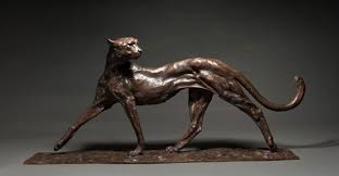 Abstract modern contemporary statues sculpture statuary. Bronze Cheetah Statues Maker Modern Sculpture Artist