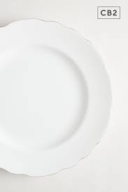 Chelsea White Dinner Plate Cb2 White Dinner Plates Plates Bone China Dinnerware