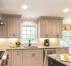 Provide a nailing surface for crown moulding by attaching solid wood mounting strips to the top edges of the cabinets. Color Ideas For Crown Molding My Ideal Home