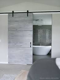 Modern Gray Barn Door Reveal Taryn Whiteaker Interior Barn Doors Modern Barn Door Sliding Doors Interior