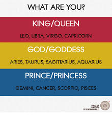 Zodiac signs relate to the bible scriptures. What Are You Kingqueen Leo Libra Virgo Capricorn Godgoddess Aries Taurus Sagittarius Aquarius Princeprincess Gemini Cancer Scorpio Pisces Zodiac By Relationship Rules God Meme On Me Me