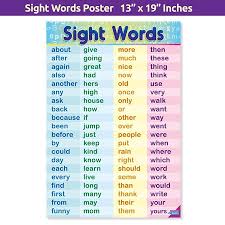 sight words by business basics first grade sight words chart for kids