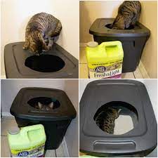 Diy Mess Free Cat Litter Box Mom Luck Cat Litter Box Diy Cat Litter Box Free Cats