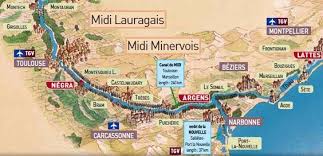 Canal Du Midi Map Barge Holidays Canal Du Midi French Trip