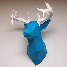 Create Faceted Papercraft Objects Paper Sculpture Diy Paper Paper Crafts