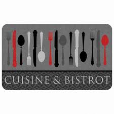 Tapis Rectangulaire Tambouille Inscription Cuisine Bistrot Tapis De Cuisine Tapis Decoration Gifi