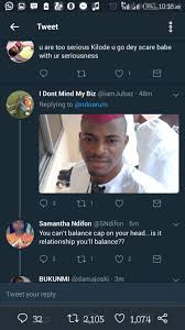 Buhari's tweet had threatened separatists in the nation's southeast by invoking the violence of the nigerian civil war, which cost millions of lives in the 1960s. Nigerian Twitter Savage Check Out These Funny Replies To A Thread Black Dot Mandy S Blog