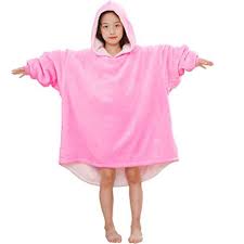 Hoodie Blanket Kids Hoodie Blanket Fleece Sleepwear Sweatshirt Blanket