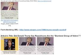 They're the dumbest group of voters in the country. Https Arxiv Org Pdf 2010 03159