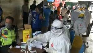 Puluhan Personel Polsek Taman Sidoarjo Rapid Test Sebelum Bertugas Di Zona Merah Bagian 1